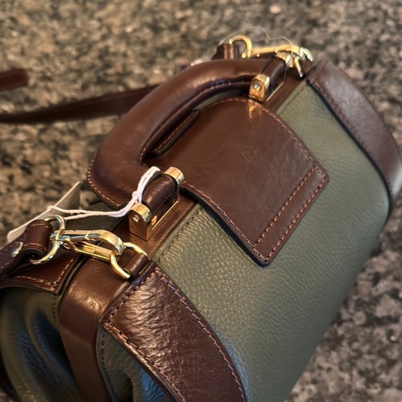 Divine Firenze leather handbag made in Italy NWT - Picture 8 of 16